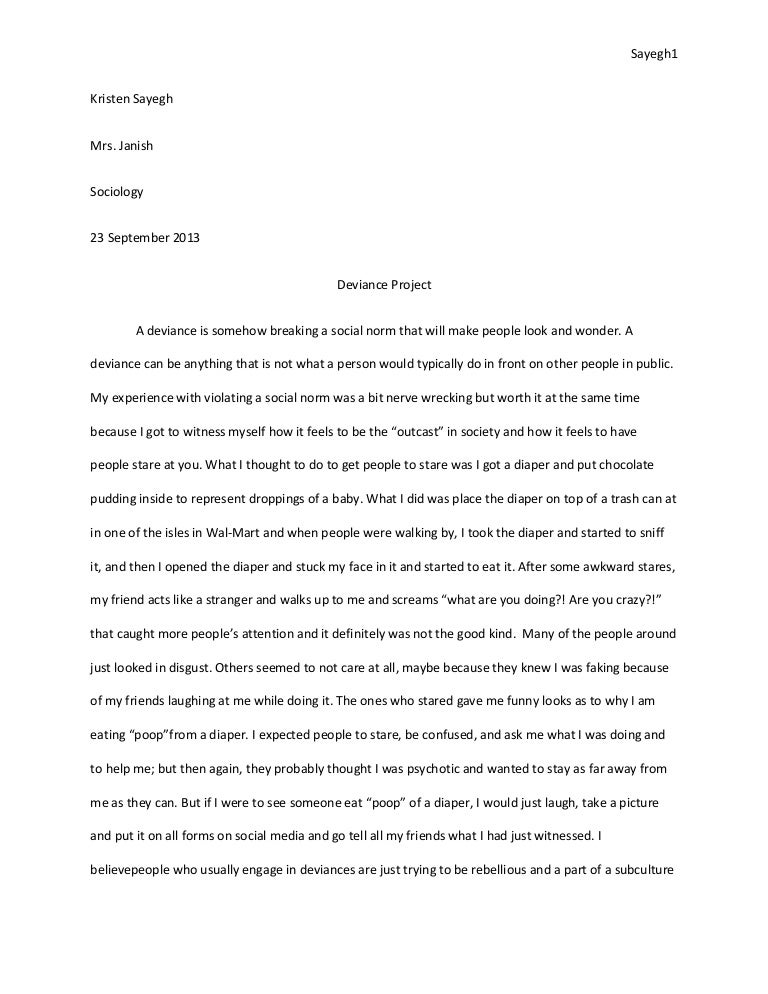 crime and deviance essay what is deviance